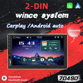 Car Touch Camera/Android 2 Screen Car for Player Din MP5 Stereo Auto/Autoradio/IOS/Bluetooth/USB/TF 7" View Rear Play with Multimedia