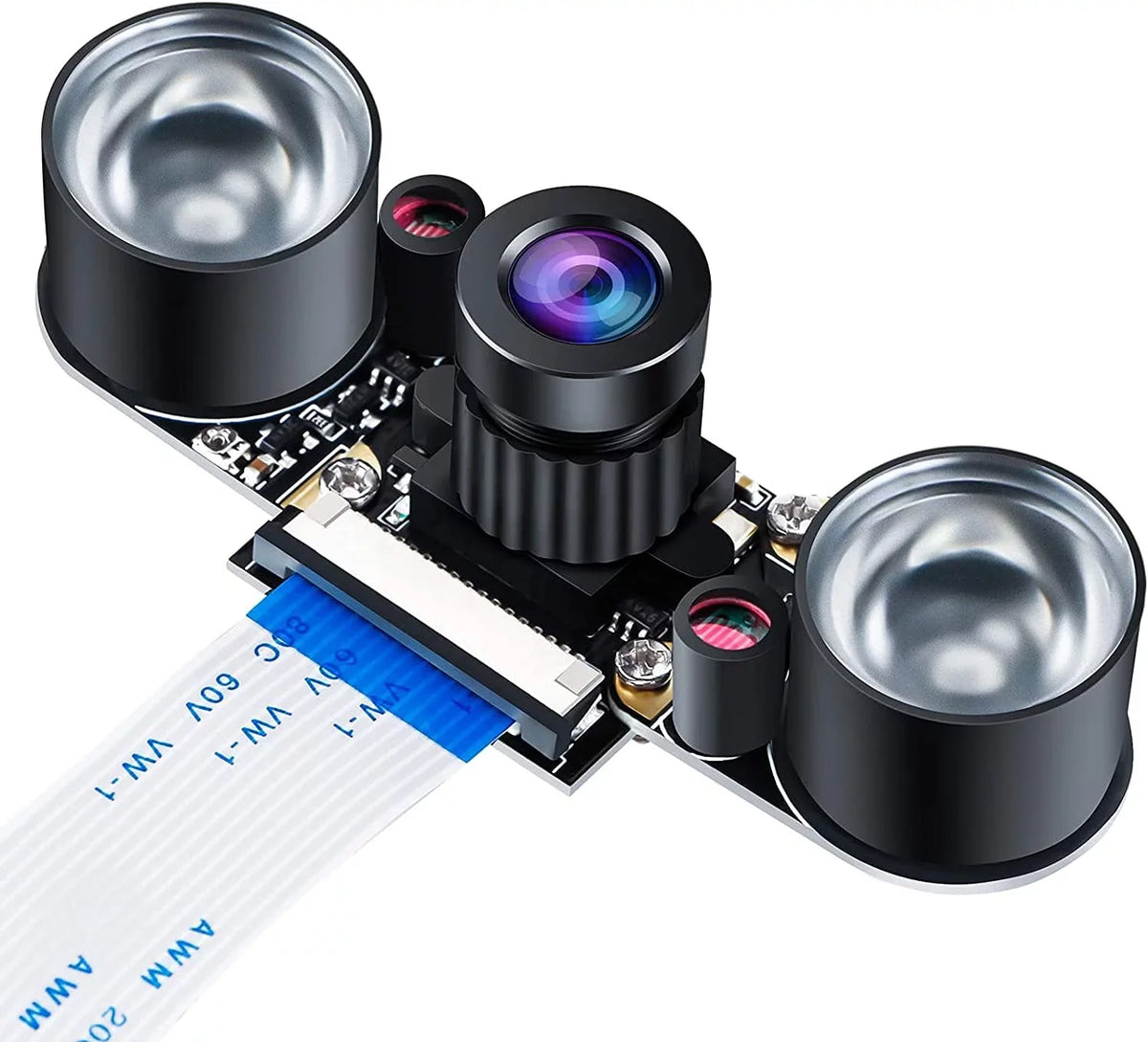Webcam Vision Camera Compatible OV5647 Adjustable-Focus Module 1080p Video 5MP Raspberry 4 Camera Night Pi