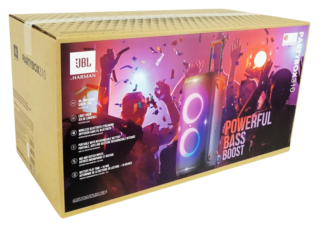 LED Rechargeable Portable Partybox 310 Party RGB Bluetooth JBL Box Speaker+Mic