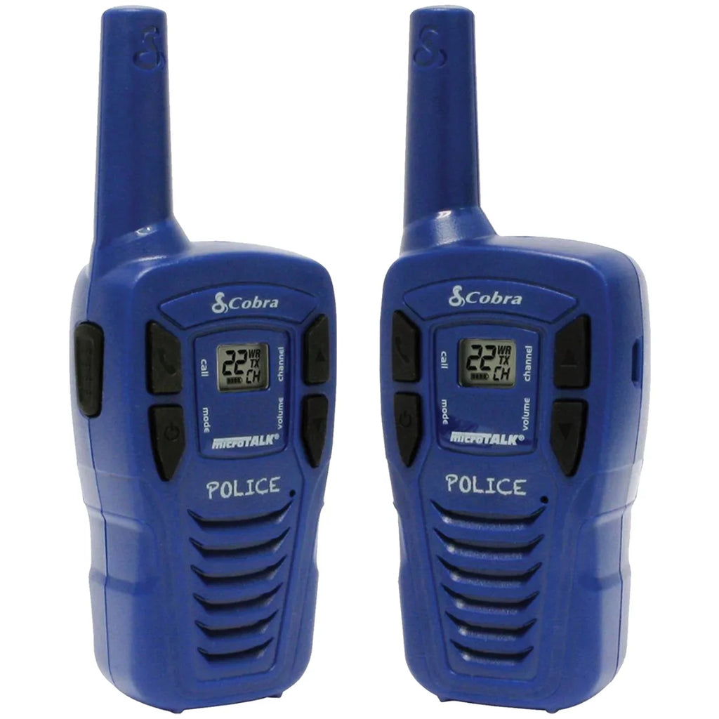 HE146 16-Mile 22-Channel FRS/GMRS 2-Way Radios Blue - Cobra