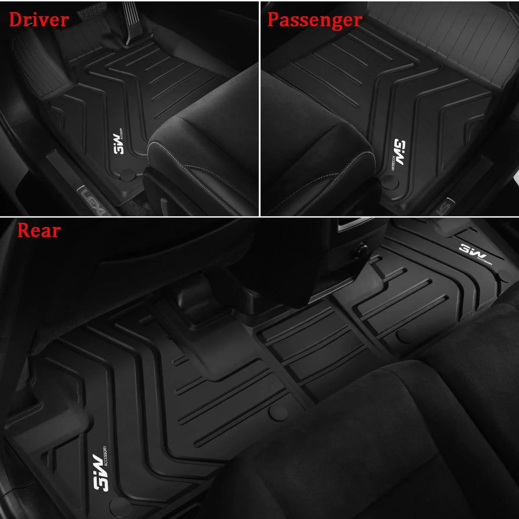 Floor Mats for Floor RX 3W Black Mats Set Fit - with (2016-2020) Odorless Weather Lexus for Duty Car TPE Carpet All Lexus Liner Custom RX450h, Heavy RX350