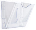 Pocket, of 6- Folder File Wall Office Letter (Clear Holder, Set Single Legal Acrylic) or
