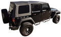 2 Door, 99935 W/Tint Wrangler Sailcloth RealTruck Factory Windows Soft Top by Black Diamond Rampage 2007-2010 JK For Replacement