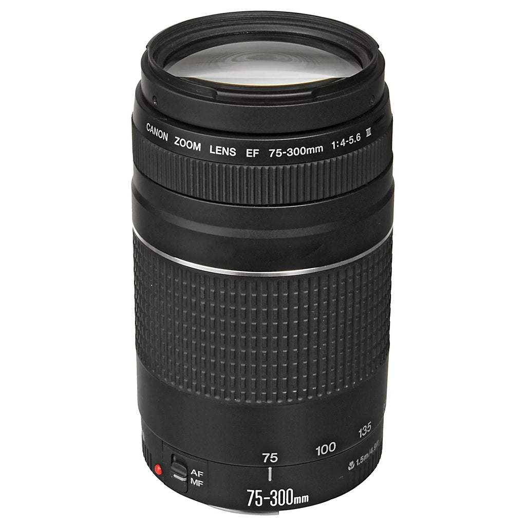 SanDisk ZeeTech 75-300mm Mark LED + Mount + Mirrorless Lens Card Accessory Memory + Canon + Camera RF + Case EF 24-105mm R6 + II 32GB with EOS 2 Adapter Flash Pack