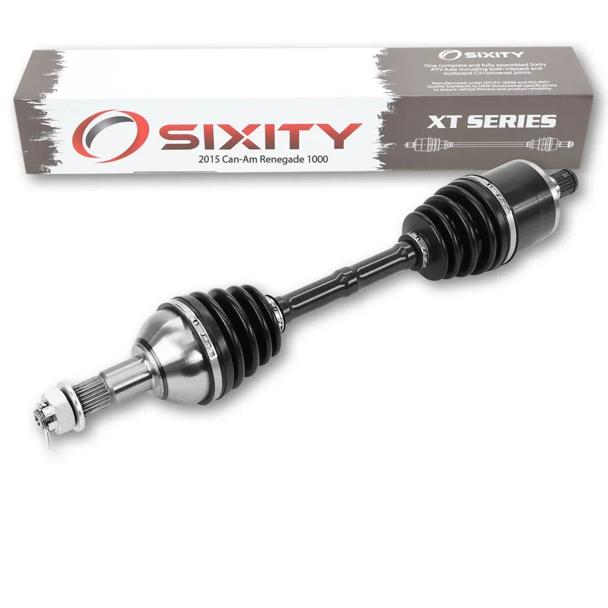 4X4 compatible Can-Am EFI-STD - XXC Left with Renegade Sixity Rear 2015 Axle XT 1000