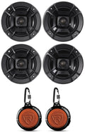 Polk Rockville with Audio RPB1 Speakers Bundle 600w Audio Car (2) Watt 5.25" Marine/ATV/Motorcycle/Boat (2) 10 DB522