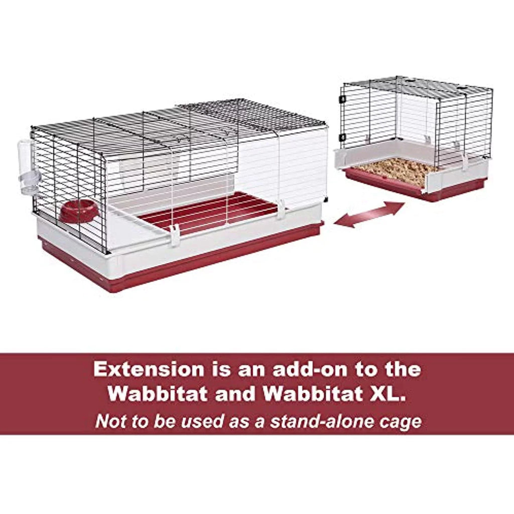MidWest for Rabbit Deluxe Wire For Pets 23.75 Homes in. Extension in. 19.75 Wabbitat x Home