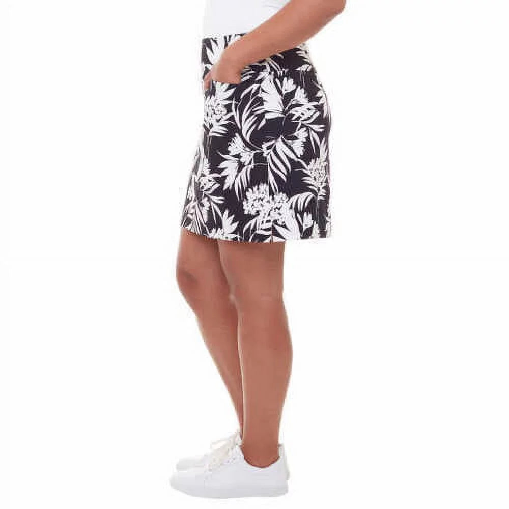 Printed Print,Medium S.C. & Co. Skort,Black Womens