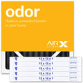 Filters MERV 4 Filter AC Furnace Filter, AIRx Compatible/Replacement 12x12x1 Pleated 6-Pack Odor Air