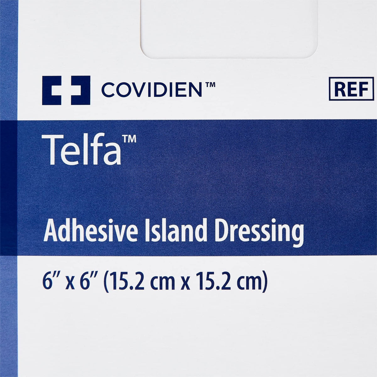 Non-Woven Sterile Telfa x 6 Count, 6 White 1 Adhesive inches, Square 25 Pack Dressings,
