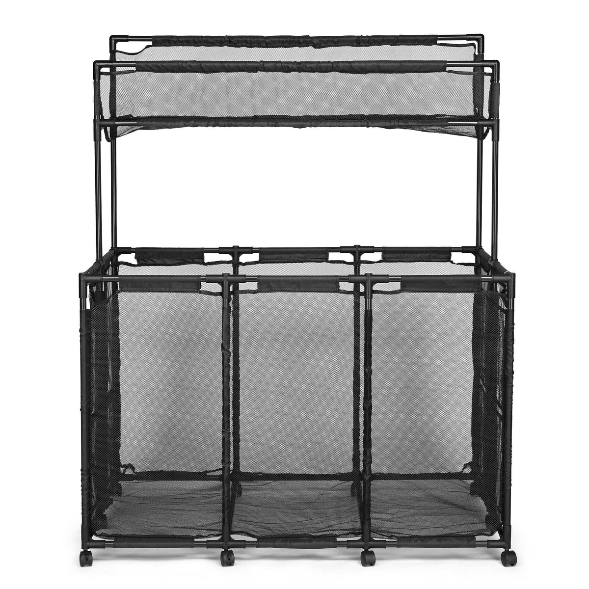 Mesh Bin - - Blue Wheels Organize with Pool Pool Cart 10 Essentials Storage