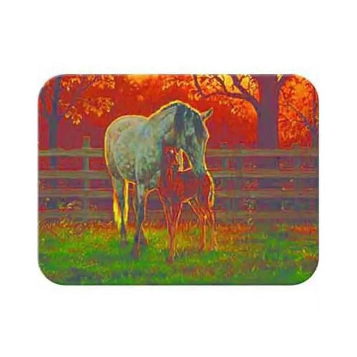 '- McGowan Medium Board Mare and Foal Cutting Tuftop