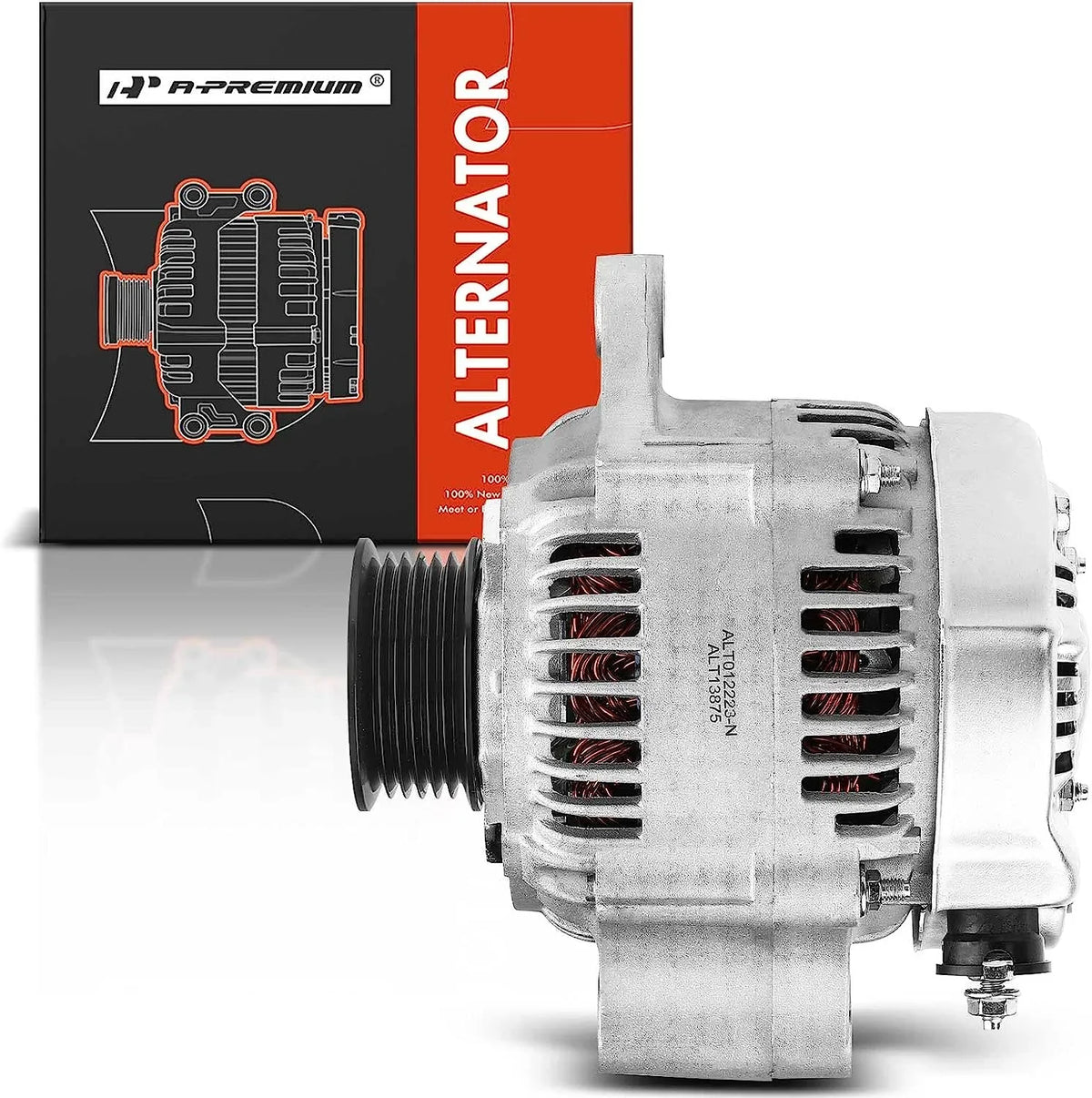 SLX Pulley V6 Alternator A-Premium Acura 12Volt Compatible & 1999, Trooper CW 90Amp with Clutch 6-Groove 2000-2002 Isuzu 3.5L,
