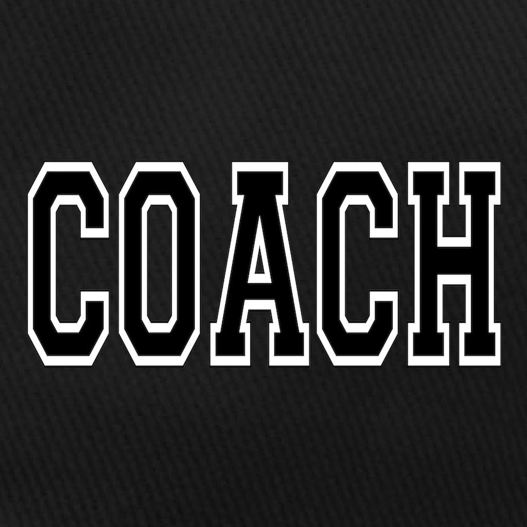 Adjustable Hat Baseball Black CafePress Coach Cotton - Printed Cap Canvas Black -