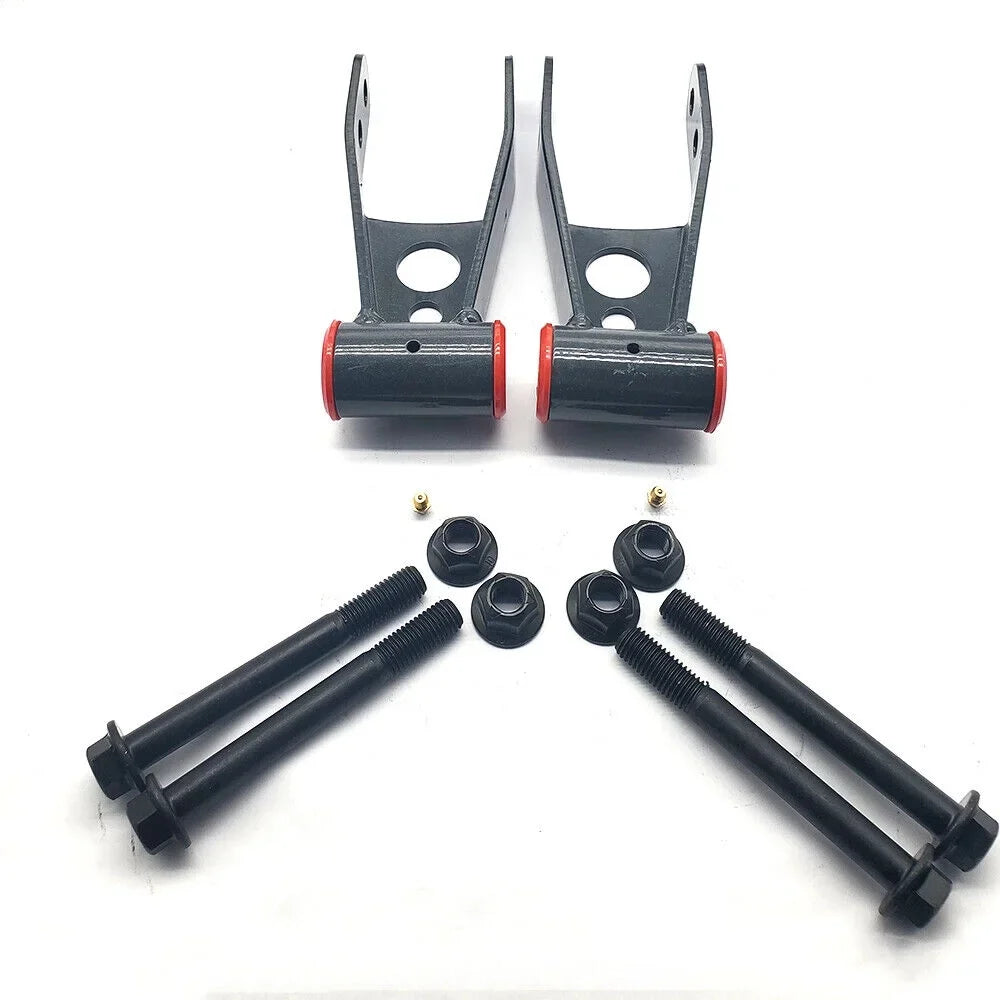 Adjustable Hex Shackles 84-01 Cherokee Lift 2WD/4WD XJ Level 1"-2 Kit Autoparts Rear For Jeep
