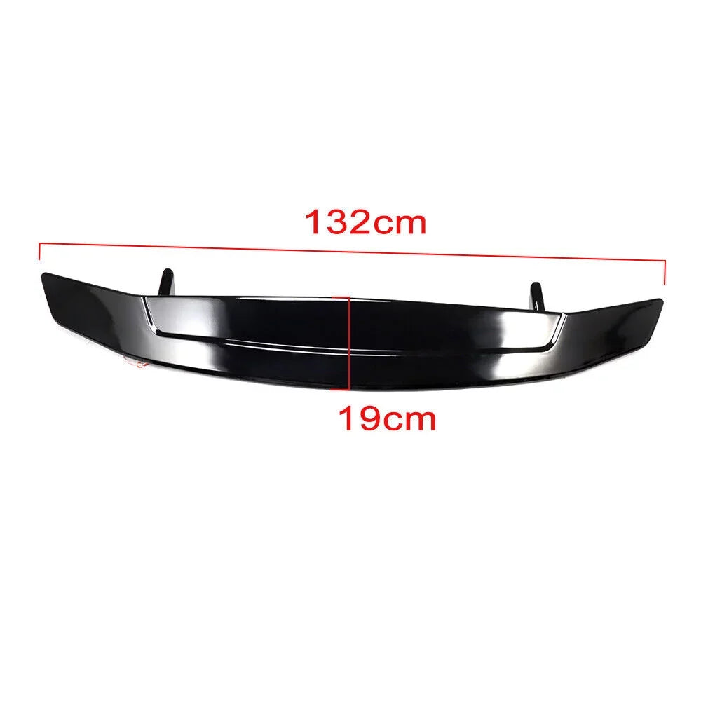 Brake Black Sedan Trunk Civic 2016-2021 Spoiler For Wing Lip Light Honda Glossy