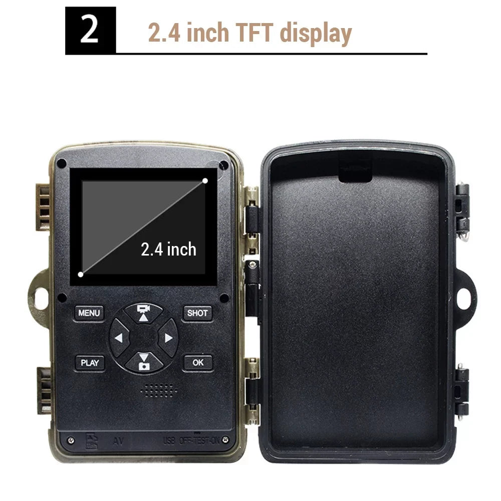 Camera, Wildlife , Waterproof Photo IP66 4K Trail Trap, for Cameras