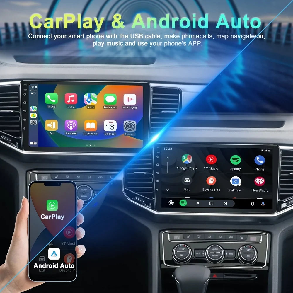 5.0 DSP for 10.1 Toyota 4GB 13 Bluetooth Radio with GPS Sequoia Inch Android Tundra 2007-2013, Navigation Carplay FM Audio 64GB AM Car 2008-2017,