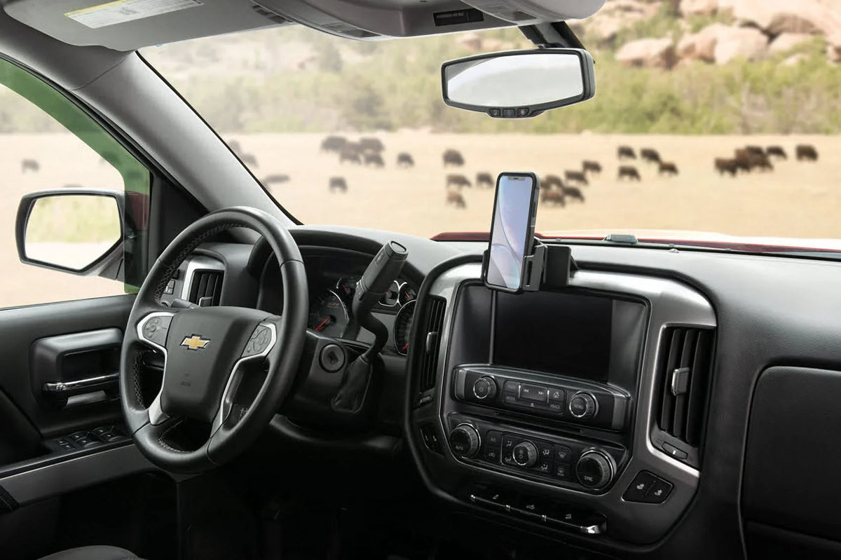 Compatible (Mounting Base 1500 Only) Scosche PC855014 ProClip Mount with 2014-2018 Silverado Dash Chevy Series Center