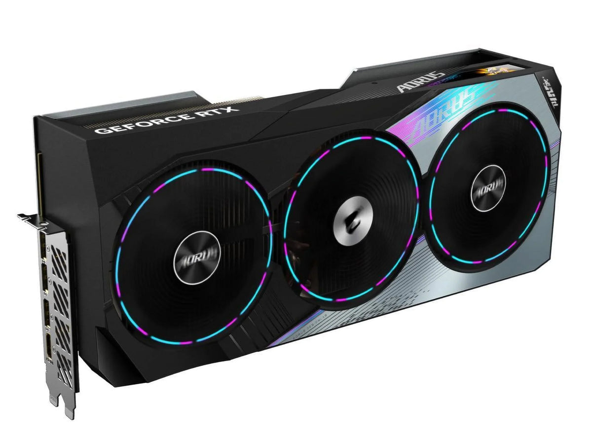 PCI AORUS GIGABYTE x16 RTX GeForce 4090 4.0 Express M-24GD 24GB Card GV-N4090AORUS GDDR6X ATX Video