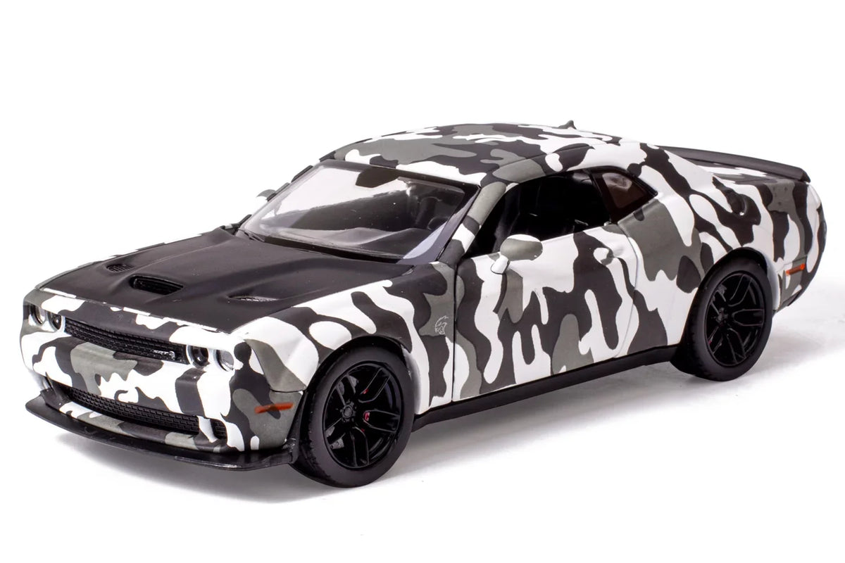 by Model Widebody All Diecast Hellcat Exclusive 2018 Camo Toys Star Challenger SRT 79350 1/24 Car Dodge Motormax Camouflage