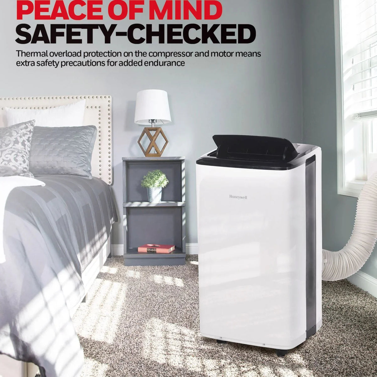 HF0CESVWK6 Dehumidifier WiFi with Conditioner & BTU 10,000 Portable Voice Smart Control, Air Honeywell