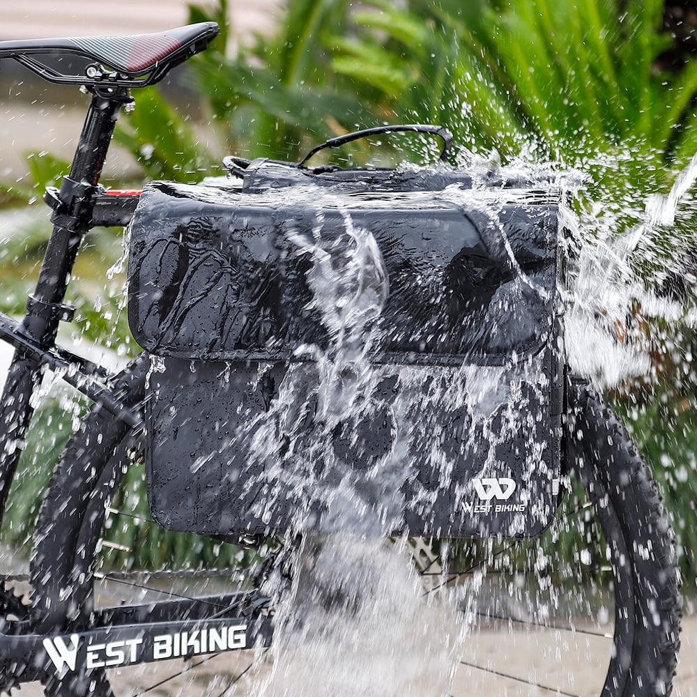 Carriers Seats Capacity Carriers Rear Bag Seats BIKING Trunk Large WEST Cycling Bags Luggage Bag Waterproof Rack