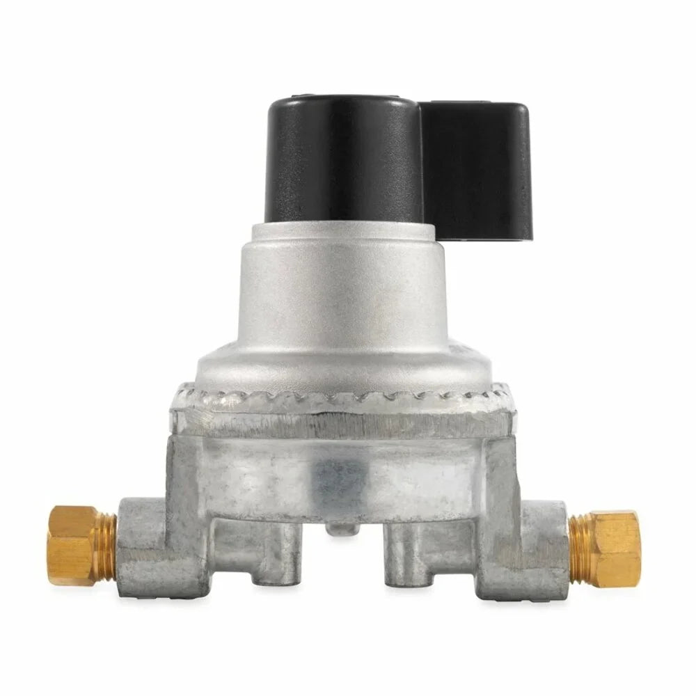 For Propane Dual Regulator- Camco Full a with Change With Hookups, (59005) Auto to Empty Auto-Changeover RVs From Tank Constant Double-Stage Tanks Propane Gas Maintains Pressure