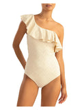 Shoshanna Knit Polyester One-Piece Womens Swimsuit