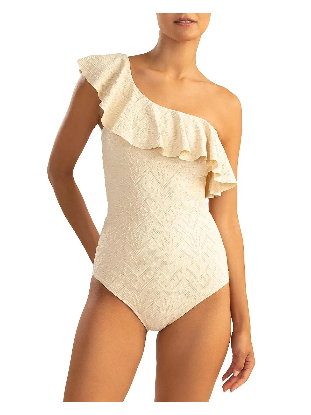 Shoshanna Knit Polyester One-Piece Womens Swimsuit