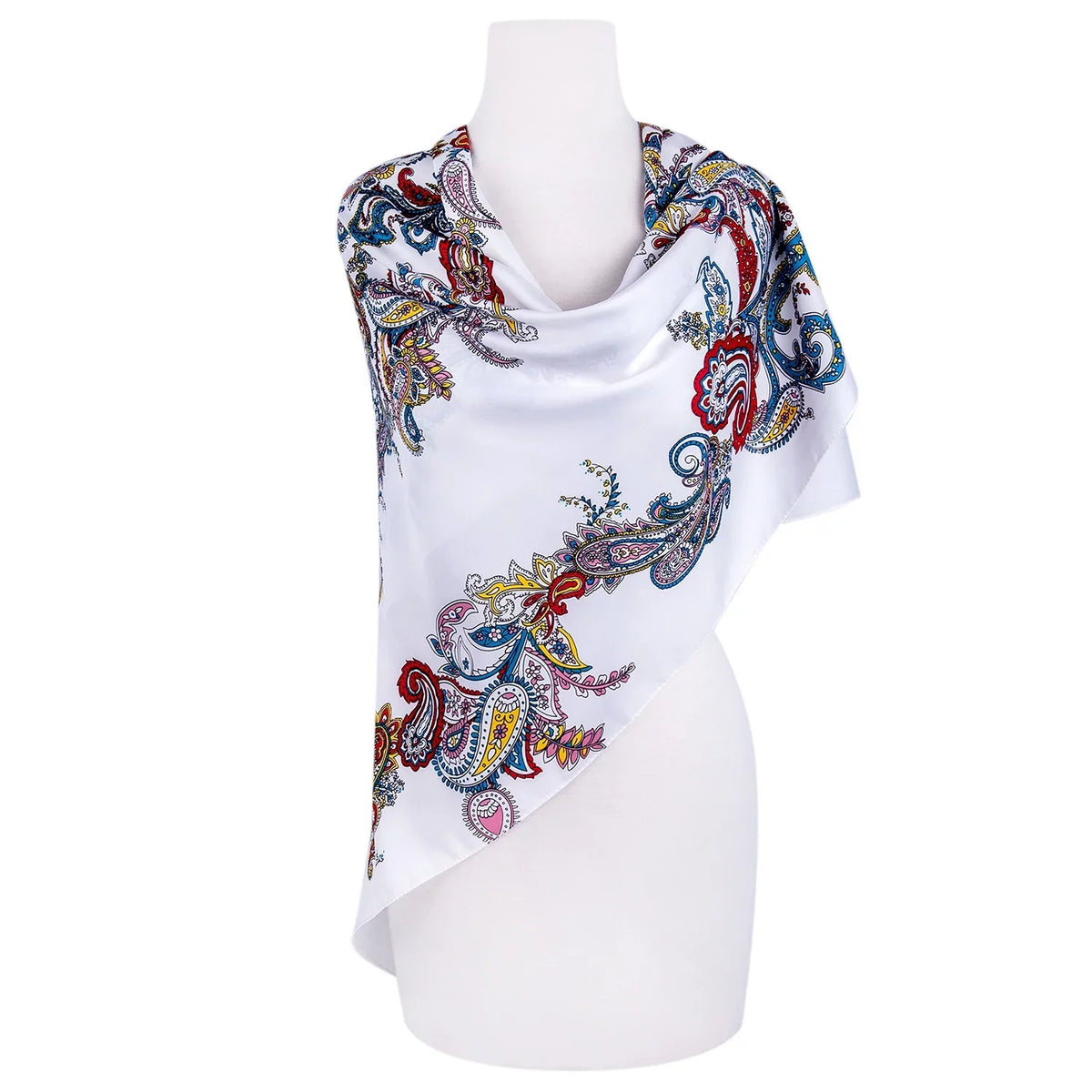 39x39” Tops Magic and Fashion Wrap Women Scarf GOODS STP Silk cm) (100x100 Wedding Shawl Land for Shawl Travel Evening for Shawl