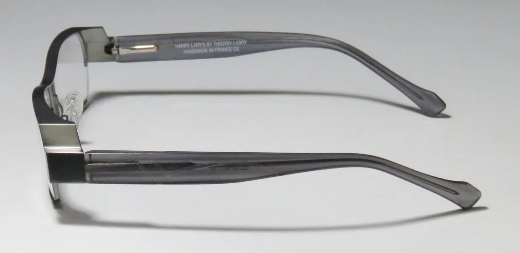 FLEXIBLE SAGE / TRANSPARENT LEGACY FRAME LARY'S 55-16-0 NEW MENS HINGES FULL-RIM ULTIMATE COMFORT LENSES HARRY DEMO EYEGLASSES/SPECTACLES SPECIAL GRAY DESIGNER