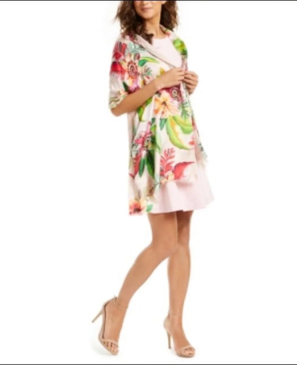 Floral Silk Echo Tubular Wrap Paradise