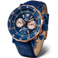 Rose Blue Vostok-Europe 2 Lunokhod Gold Grand Chrono