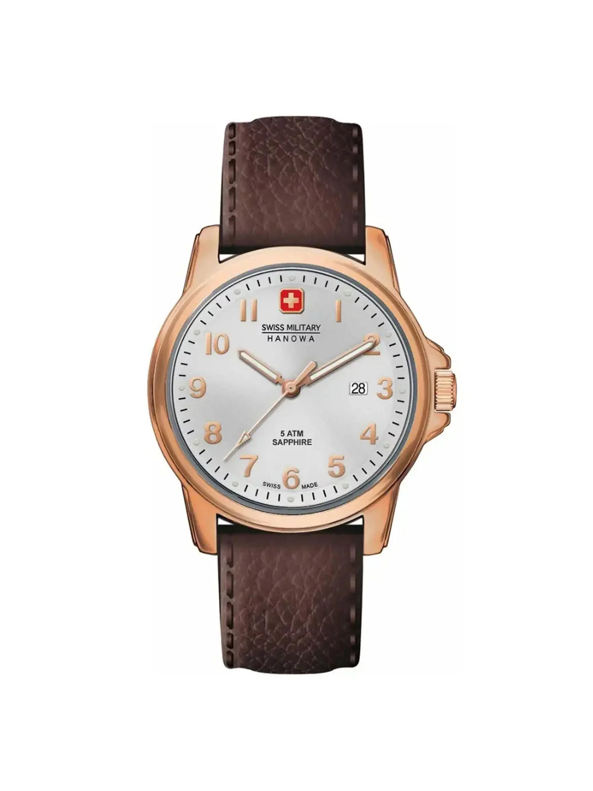 Prime Steel Watch Dial Military Silver Swiss Soldier Men Hanowa 06-4141.2.09.001