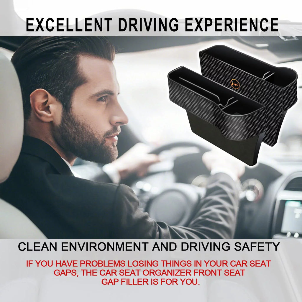 2 Seat Seat Car Organizer Filler Hooks Car Seat for Holders 2 Gap Seat Drink,Car Cup with Pack Front Organizer FOAUUH Organizer,Multifunctional