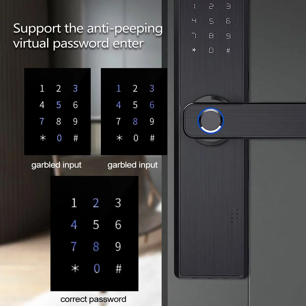 Irfora Lock,Door Fesjoy Wifi Keyless Buzhi Lock Door Door Locks Intelligent App