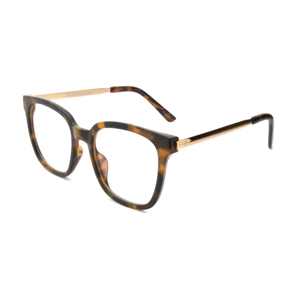 Tortoise Blue shell Rachel Light Blocking Frames Glasses, Roy Rachel Square