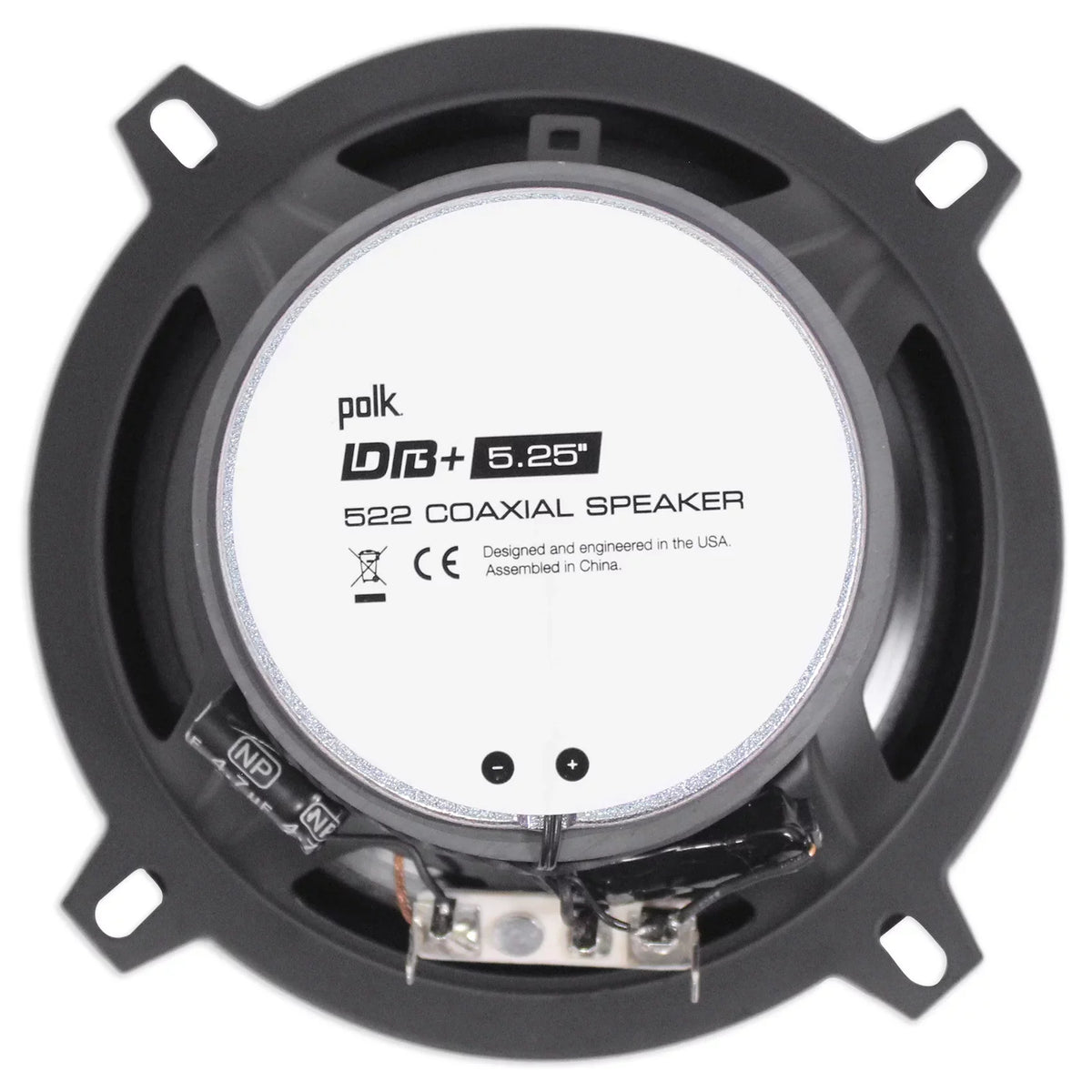 Polk Rockville with Audio RPB1 Speakers Bundle 600w Audio Car (2) Watt 5.25" Marine/ATV/Motorcycle/Boat (2) 10 DB522