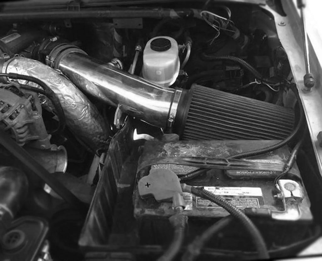 Duty 7.3 + 2003 F-250 2002 OHV Excursion Engine 2001 2000 Air Intake Turbocharged Kit 7.3L V8 Ford (BLUE) Filter F-350 Diesel Super 1999