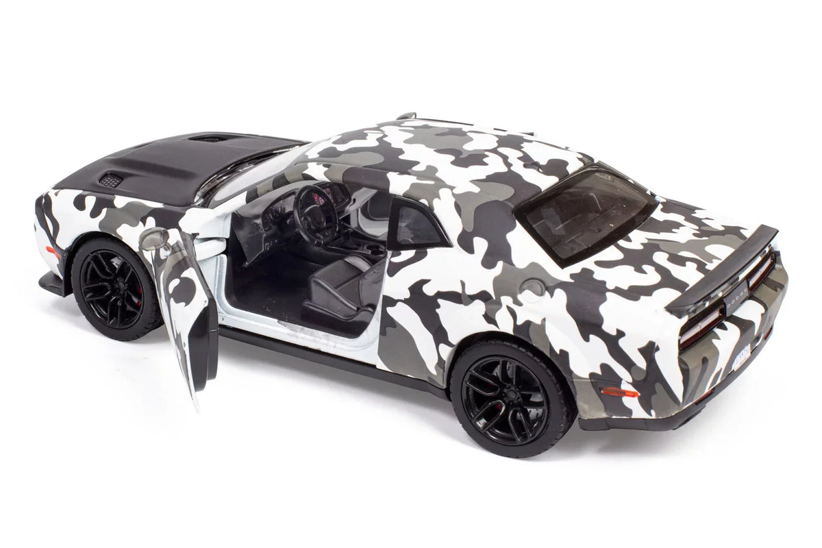 by Model Widebody All Diecast Hellcat Exclusive 2018 Camo Toys Star Challenger SRT 79350 1/24 Car Dodge Motormax Camouflage