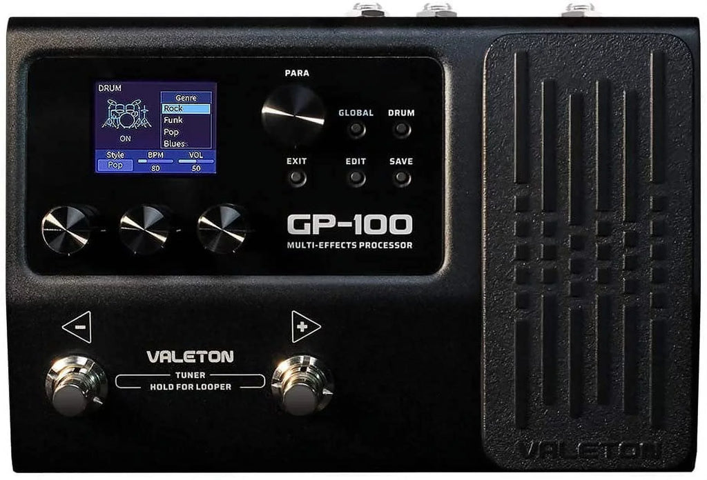 GP-100 (with 9V power Valeton supply) Multi-Effects Processor,