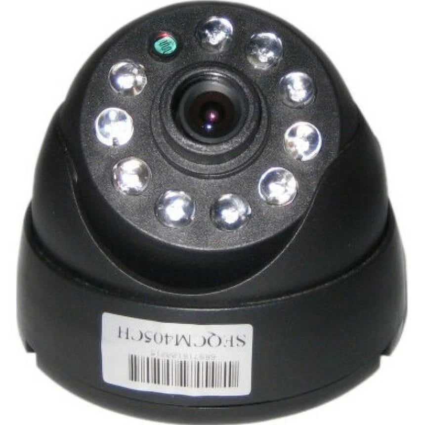 SeqCam Dome, Black Camera, SEQCM405CH Color, Surveillance HomeVision