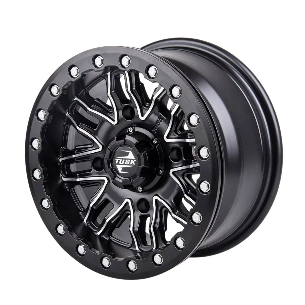 Limited + 4.0 2021-2022 Beadlock 14x7 Nebo 4/137 Can-Am 3.0 Tusk Machined/Black Wheel Defender For Pro HD10
