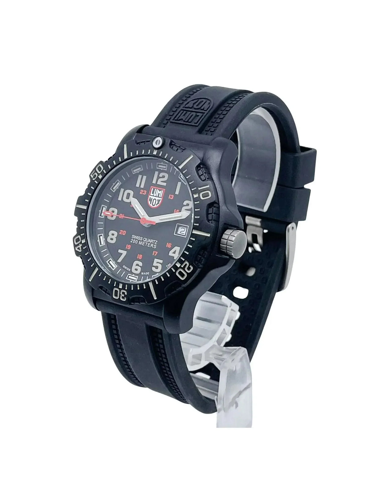 Watch OPS (Good) Navy Pre-owned Black 44mm Seal Quartz XL.8813.LM Luminox Mens